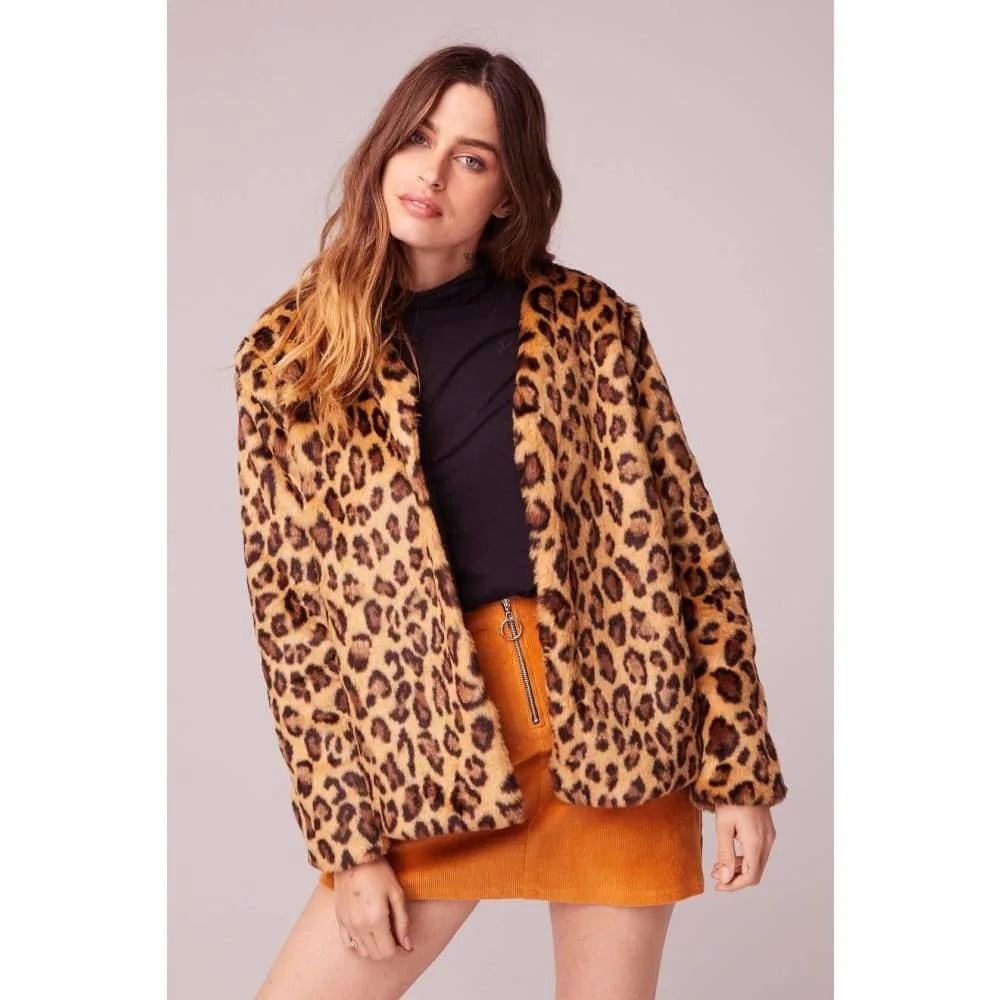SM LEOPARD CHEETAH COAT BAND OF THE FREE BAND OF GYPSIES